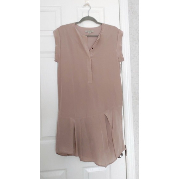 Dresses & Skirts - All Saints Women's Silk  dress Size 2 Asymmetrical Knee Length Pastel Pink